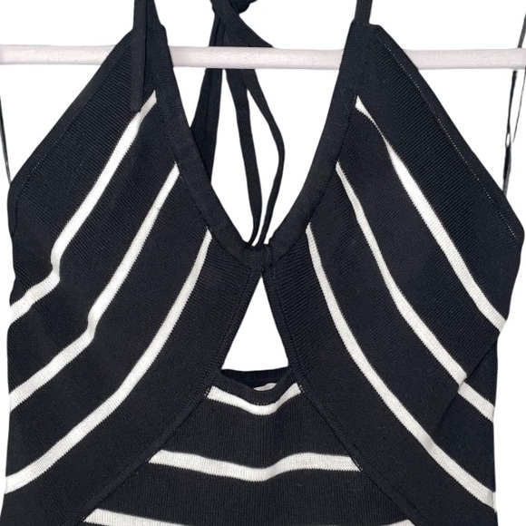 NWOT - RAMY BROOK  Frida Fringe Midi Halter Dress - Picture 5 of 6